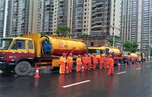 青白江市政管道清淤
